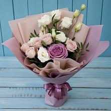 Букет цветов из:  Розы и Лизиантусы в Алтухово