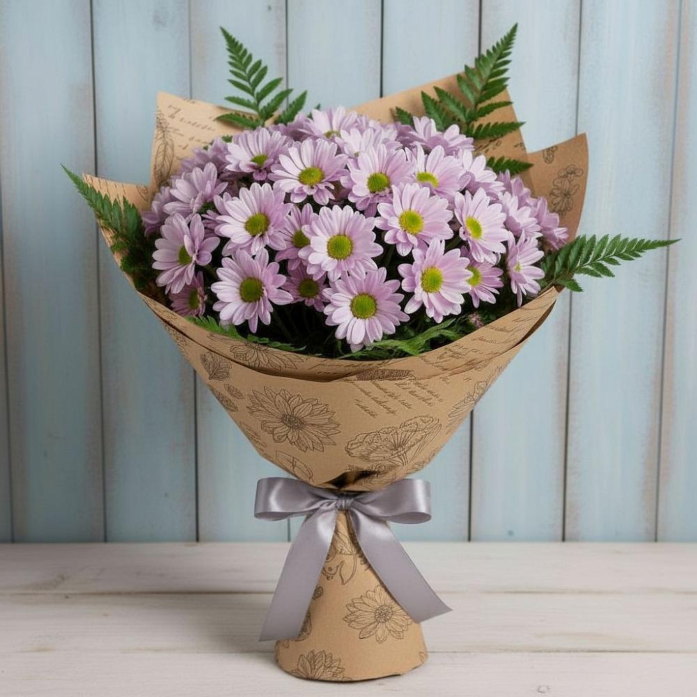 Букет соблазн в Алтухово Букет цветов из: Хризантемы в Алтухово