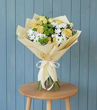 Букет цветов из:  Хризантемы и Розы в Алтухово