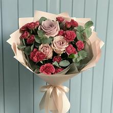 Букет цветов из:  Гвоздики и Розы в Алтухово